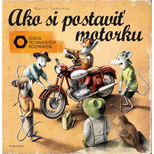 Detská kniha Ako si postaviť motorku